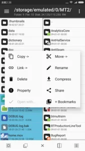 MT Manager apk Android setup preview showing the installation screen, compatibility details, APK file context, safety notes, and package management purpose.