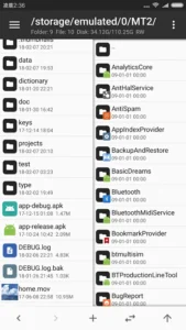 MT Manager apk screenshot showing a trusted Android APK download page with version 2.26.6, app size, requirements, feature summary, and safe installation context.